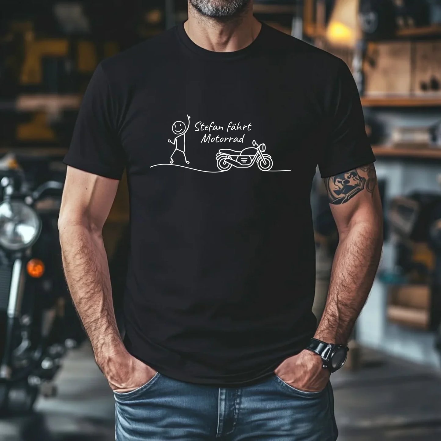 Herren T-Shirt Mockups