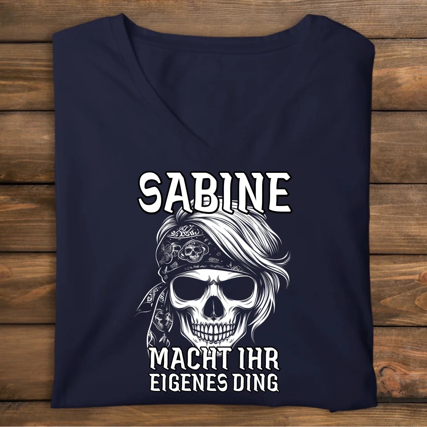 V-Ausschnitt Damen Mockups Teeinblue (5)