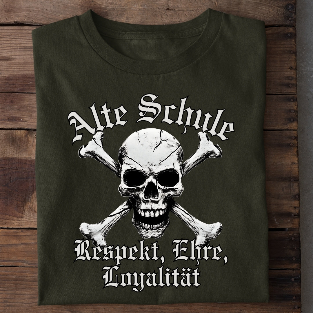 Alte Schule - Respekt, Ehre, Loyalität - T-Shirt