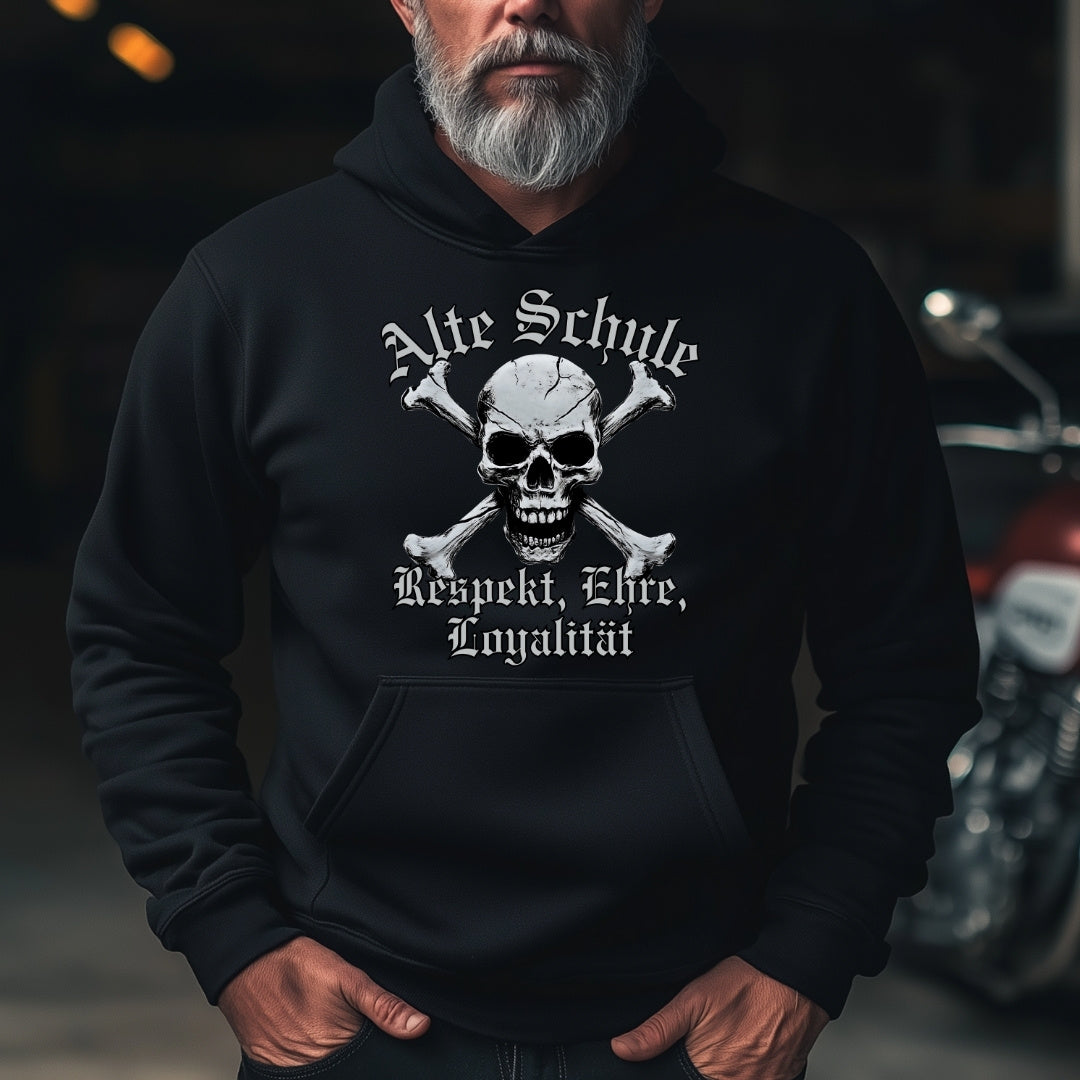 Alte Schule - Respekt, Ehre, Loyalität - Hoodie