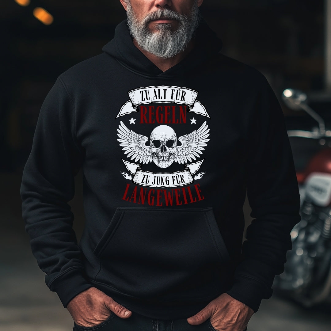 Zu alt für Regeln - Hoodie