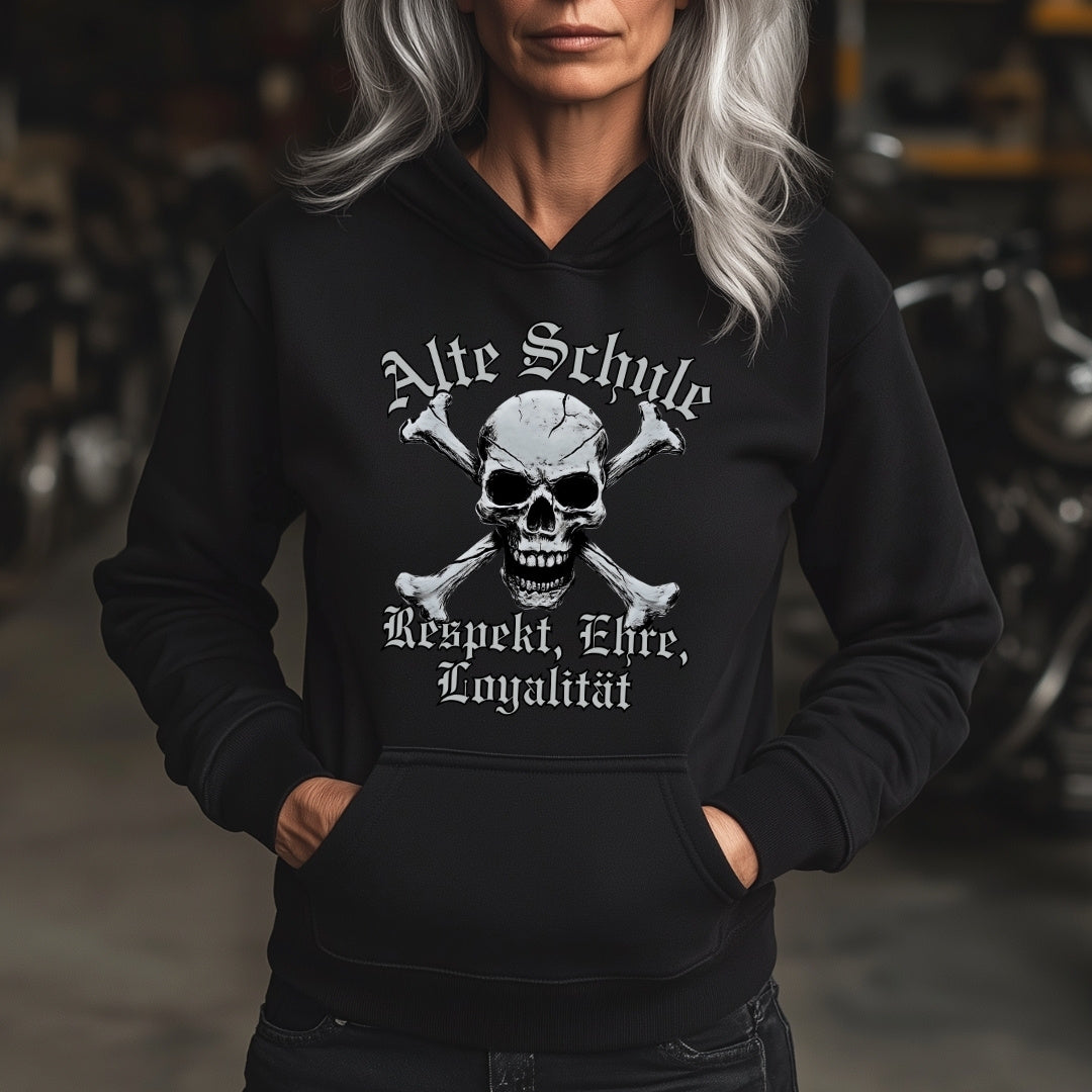 Alte Schule - Respekt, Ehre, Loyalität - Damen Hoodie