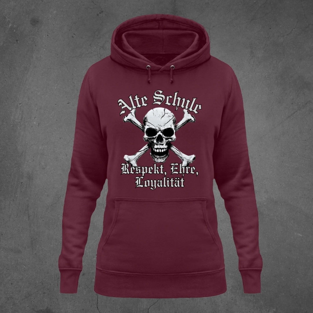 Alte Schule - Respekt, Ehre, Loyalität - Damen Hoodie