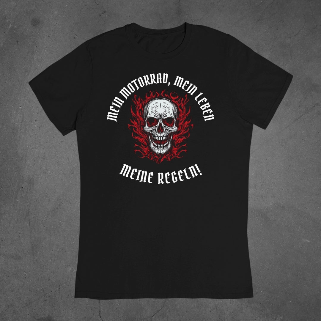 Mein Motorrad, mein Leben, meine Regeln! - Damen T-Shirt