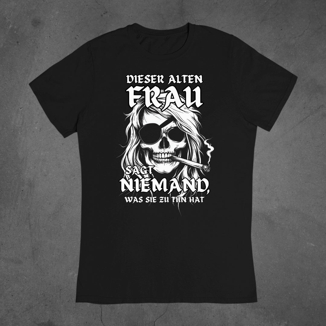 Rebellische alte Frau - Damen T-Shirt