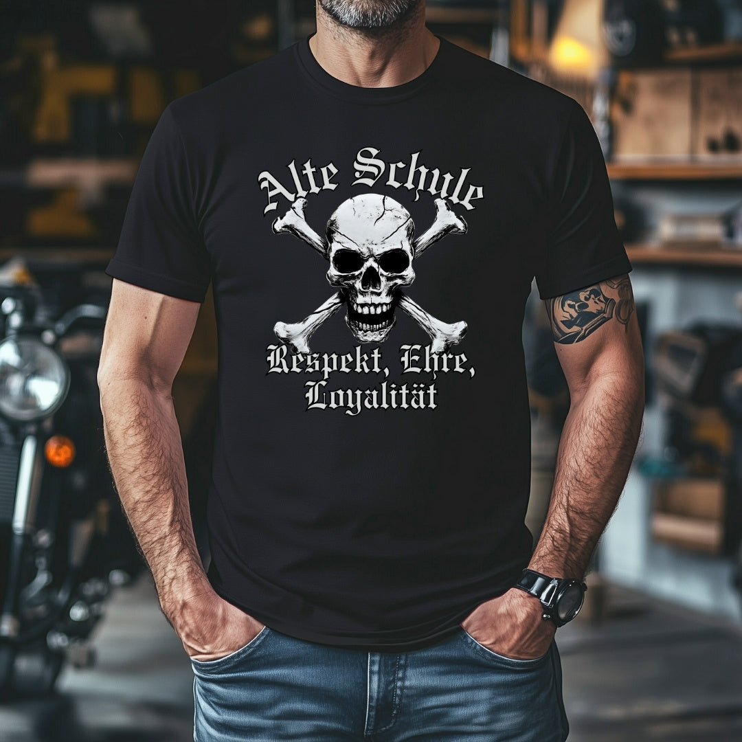Alte Schule - Respekt, Ehre, Loyalität - T-Shirt