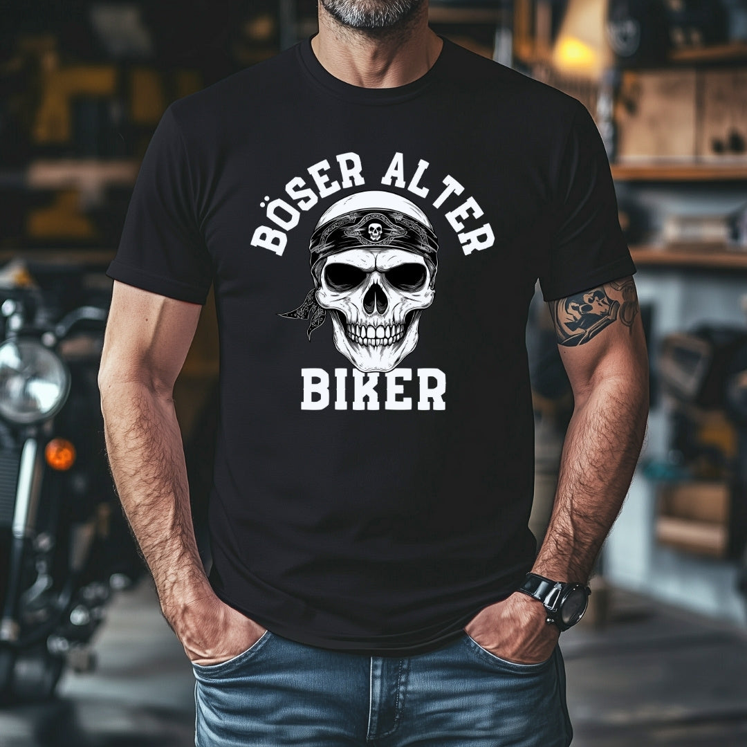 Böser alter Biker - T-Shirt