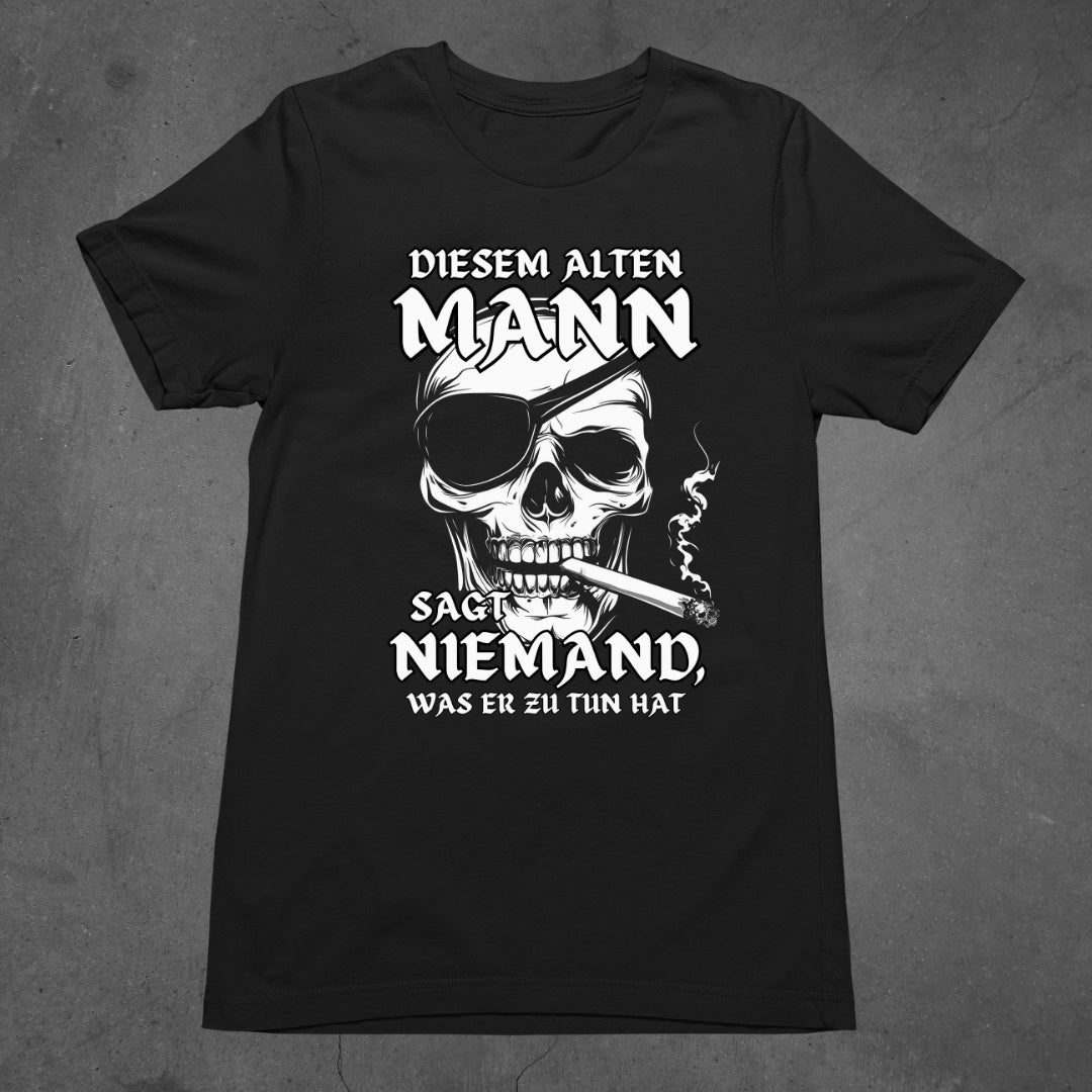 Rebellischer alter Mann - T-Shirt