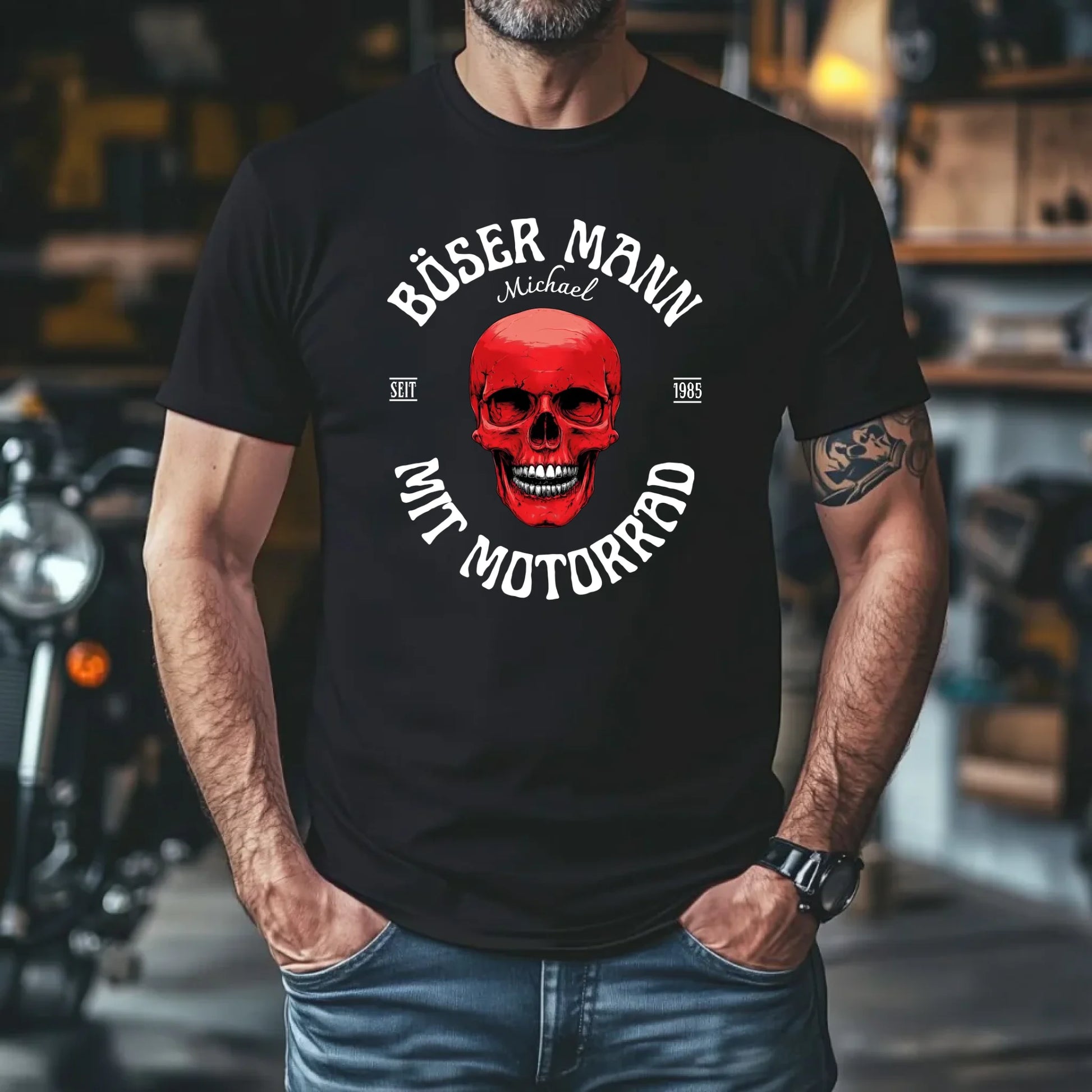 Herren T-Shirt Mockups