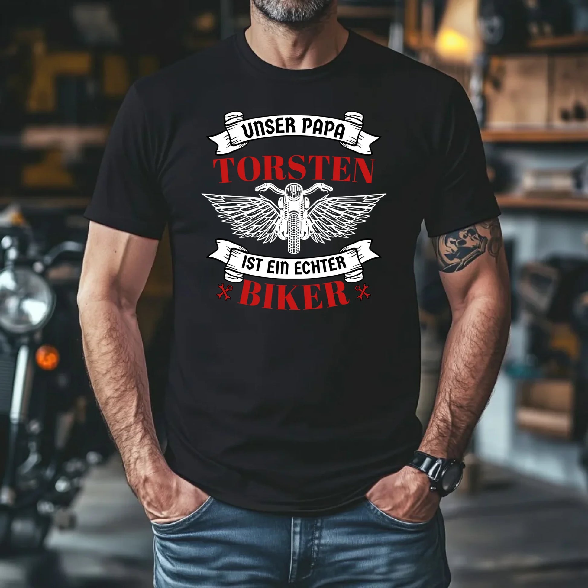 Herren T-Shirt Mockups